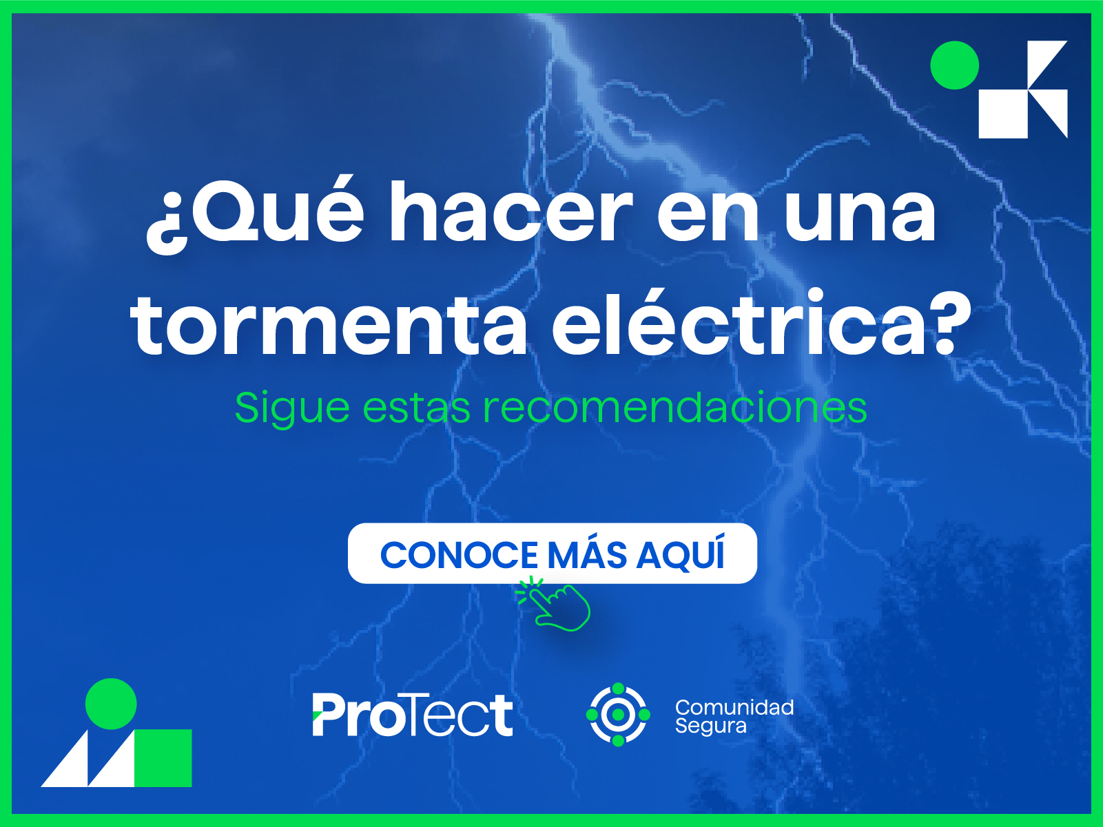 ¿Qué hacer en una tormenta eléctrica?